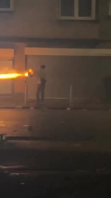 Neighborhood Gangs in Paris Shooting Fireworks at Eachother