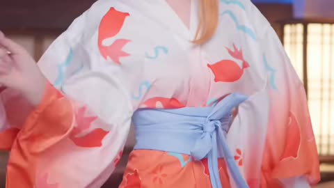 Lovely Coral red Attire Luring Model Pose | Daily Beauty EP 788