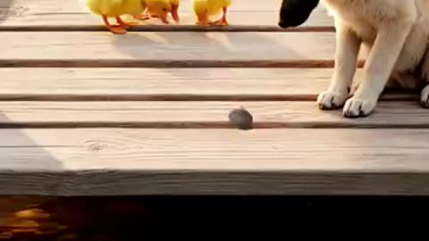 He Was Just Watching The Ducklings, Then THIS Happened