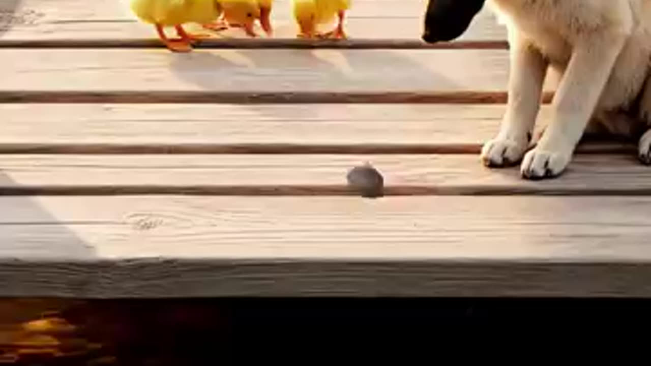 He Was Just Watching The Ducklings, Then THIS Happened