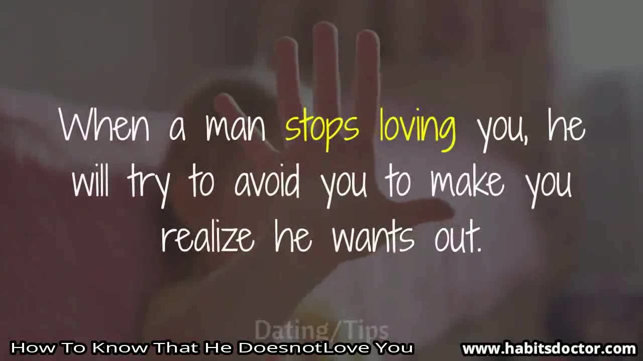 How To Know That He Doesnot Love You