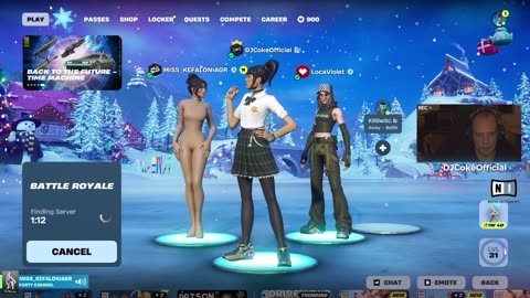 🔴 #Live [GR/CY/EN/BG] 🎮:Fortnite dike mu!! | Follow @ social: @DJCokeOfficial | !addme !social |