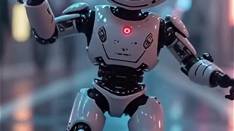 Futuristic Robot Baby Dance | Baby Techno Moves #Shorts #Songs #robot #baby