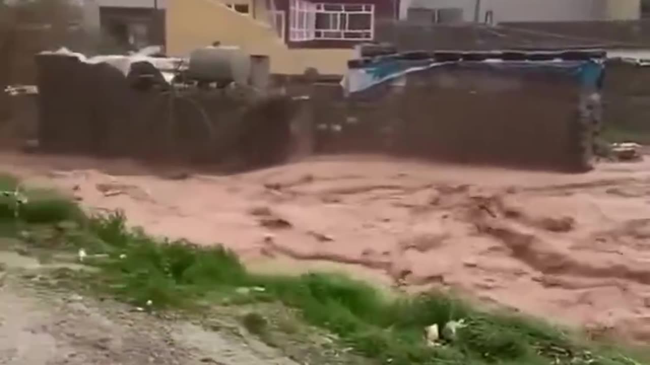 Devastating flooding in Zakho, Kurdistan, Iraq