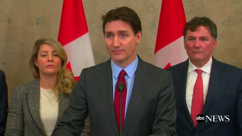 Canadian PM Trudeau announces retaliatory tariffs on US