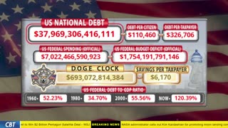 DOGE Clock Live: US Debt Tracker, DOGE Savings & Breaking News