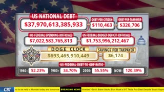 DOGE Clock Live: US Debt Tracker, DOGE Savings & Breaking News