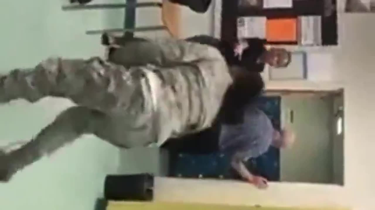 Student smacks female ROTC officer