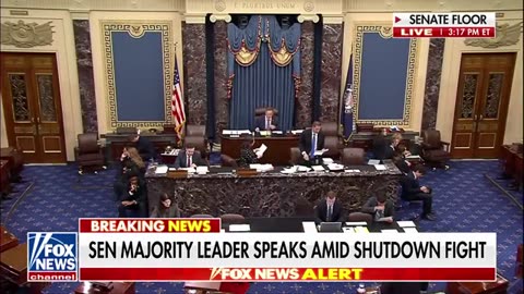 HEATING UP: Sen. John Thune takes Senate floor amid shutdown battle