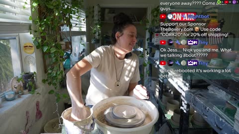 Live 🔴 Episode 160 Swan City Ceramics 🦢 Pottery Livestream