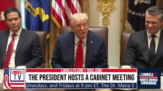 LIVE - President Trump Hosts A Cabinet Meeting