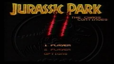 Jurassic Park Part 2： The Chaos Continues - Trailer (SNES)