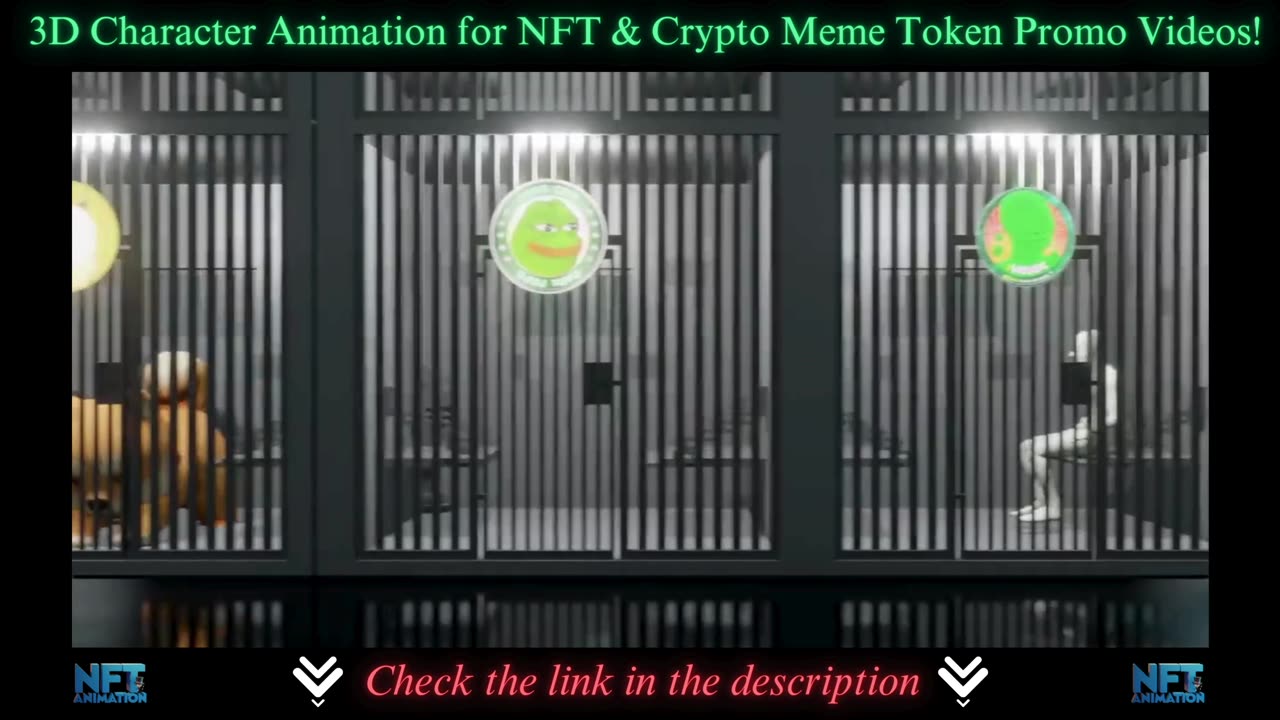 "🔥 3D Character Animation for NFT & Crypto Meme Token Promo Videos! 🎥✨"