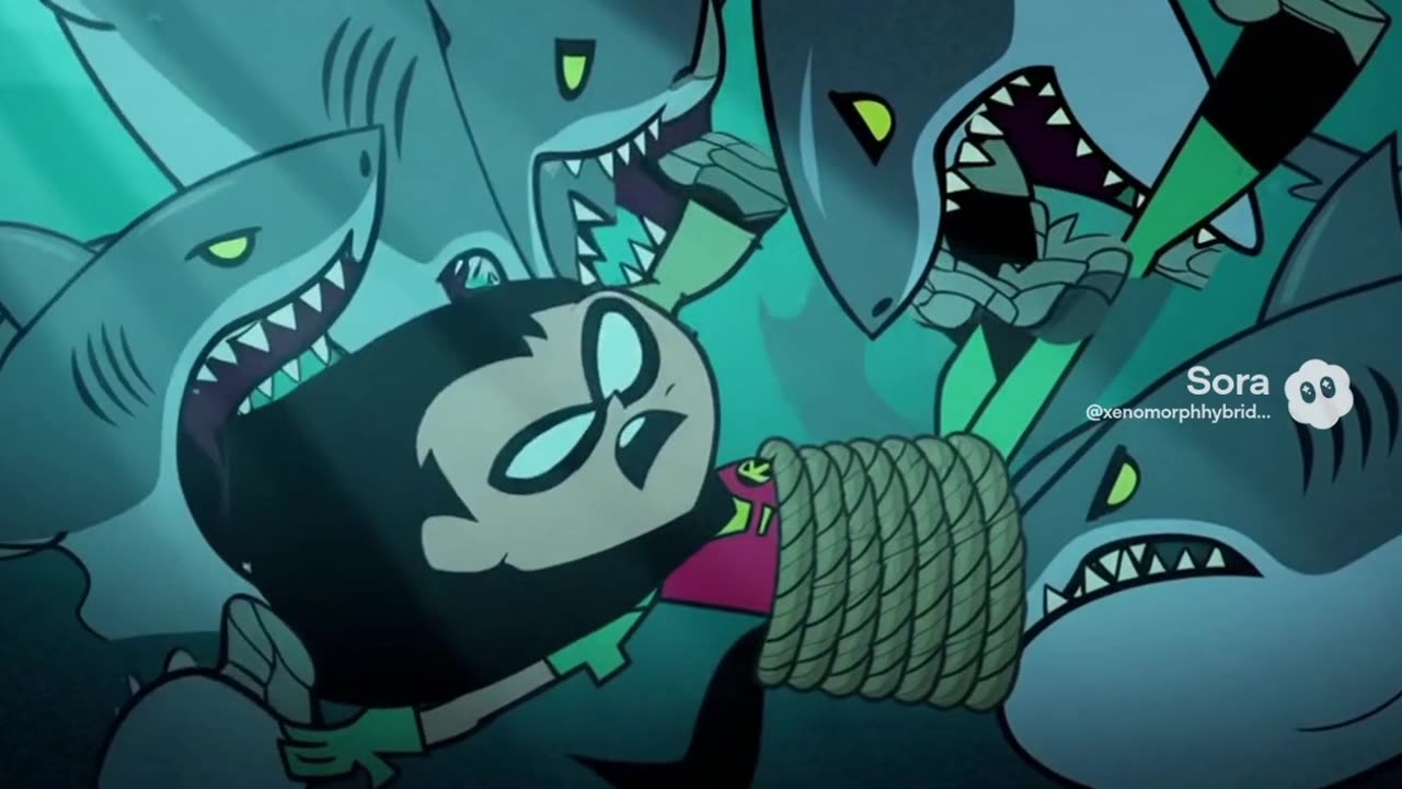 Ttg robin gets executed into shark pool to get eaten (payback to Johnhugh20)