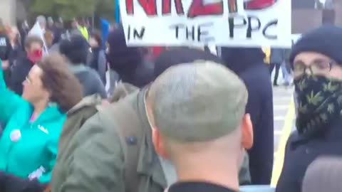 Bernier/ Rubin free speech rally. Mohawk College