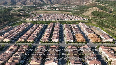 California Housing Affordability and Issues