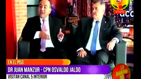 LA MAÑANA DEL 5 - LA VISTA EL GOBIERNO JUAN MANZUR CON OSVALDO JALDO EN CANAL 5 TUCUMÁN - 2015