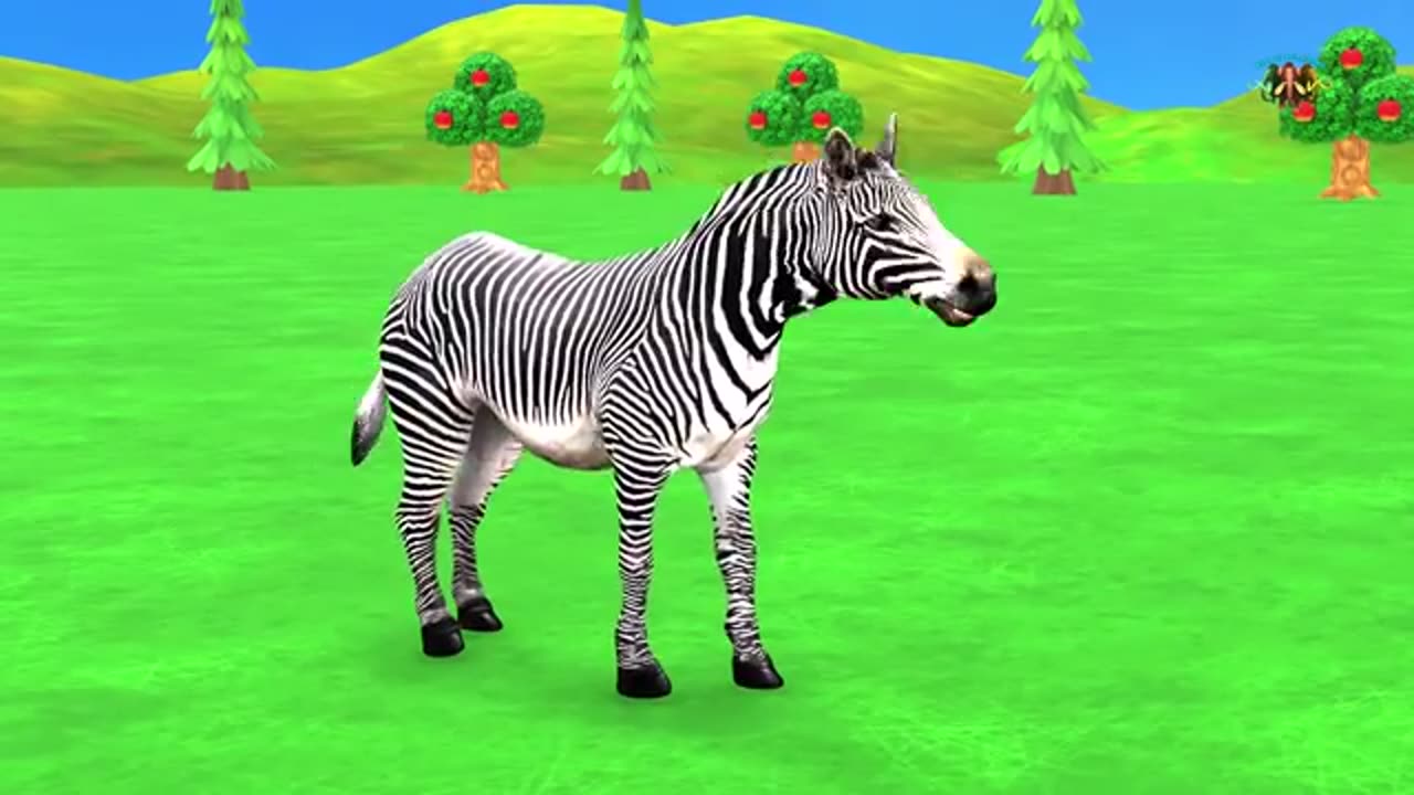 Paint Animals Duck Tiger Gorilla Lion Cow Elephant Dinosaur Fountain Crossing Animal Game New