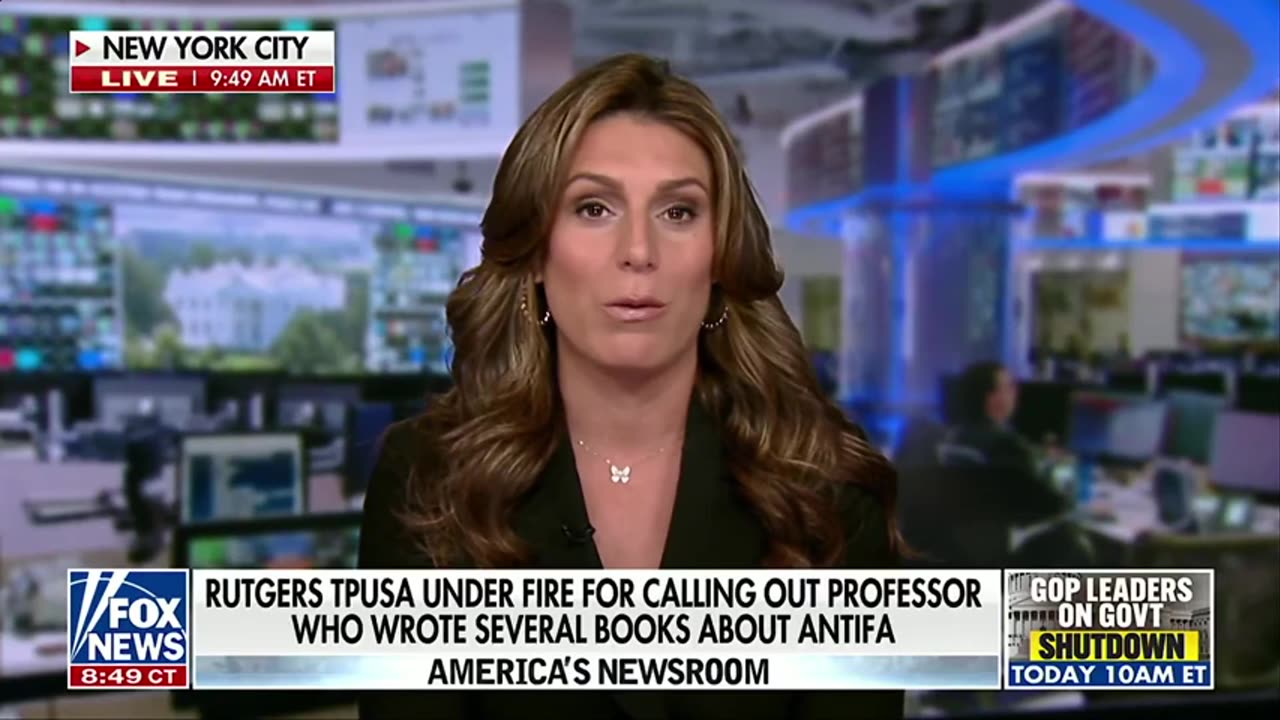 Turning Point USA is demanding an ANTIFA professor at Rutgers Univ be FIRED