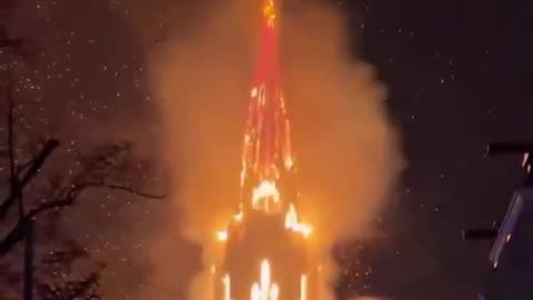 Arab Muslim invaders burn historic Church