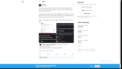 Incel Tears Weirdos Stalk The Pro Male Collective And Lie About US