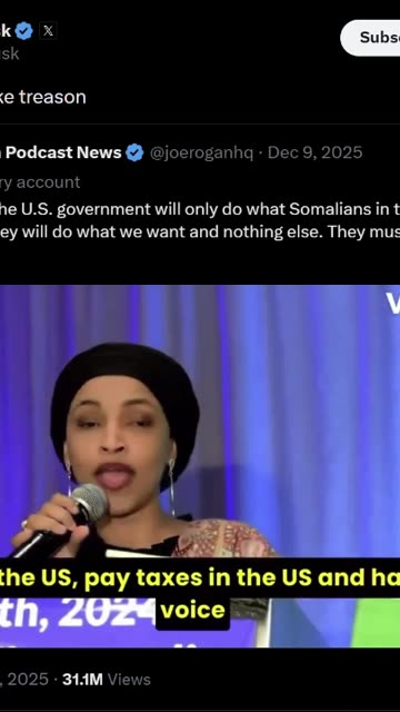 Accusations of Treason Swirl Around Ilhan Omar — Accountability Nowhere to Be Found‼️