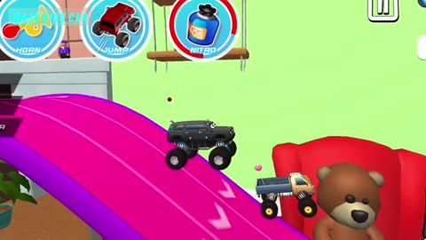 "Monster Truck Racing Game 3 🚗💨 Toddlers aur Kids ke Liye Super Fun Race!🔥"
