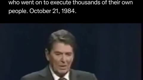 President Ronald Reagan expressed regret over the U.S. positioning those [IRGC] Maniacs