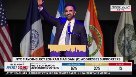 🟢 WATCH: Zohran Mamdani’s ANGRY and VICIOUS Full Victory Speech