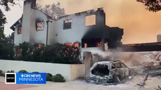 Another fire pops up in Hollywood Hills, Minnesotans in Los Angeles planning their next steps