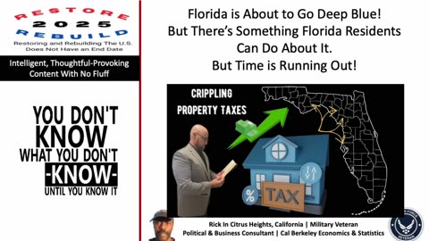 Florida is About to Go Deep Blue! But There’s Something Florida Residents Can Do About It.