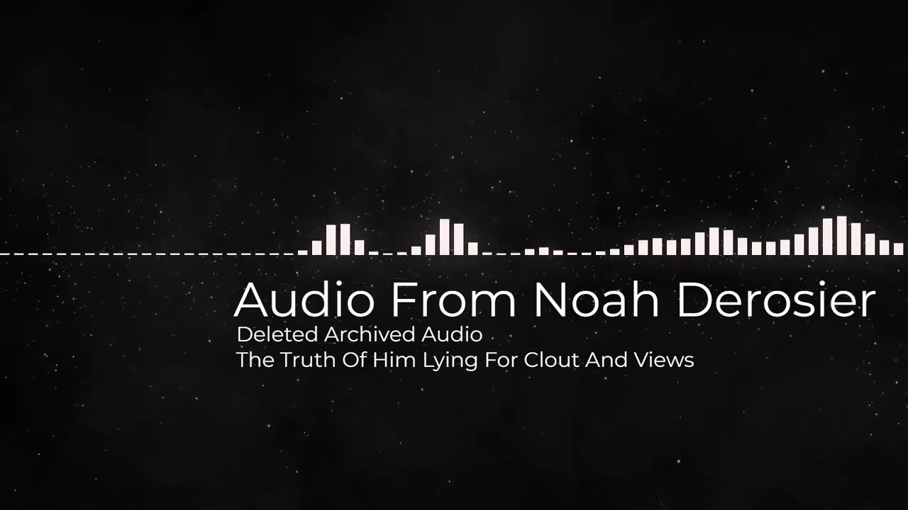 Noah Derosier Admits He Lied About Everything For Clout And Views. What A Shocker