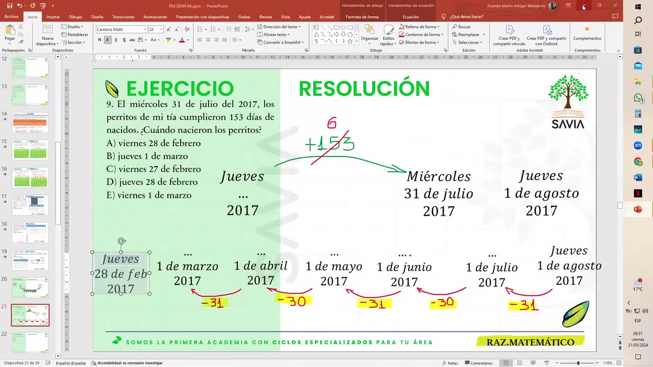 SAVIA REGULAR 2025 | Semana 09 | RM S2