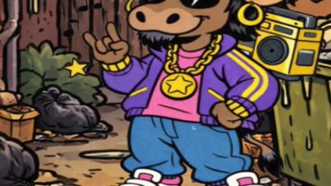 Lucinda the Breakdancing Gnu