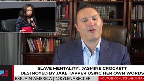 'Slave Mentality': Jasmine Crockett DESTROYED by Jake Tapper Using Her Own Words