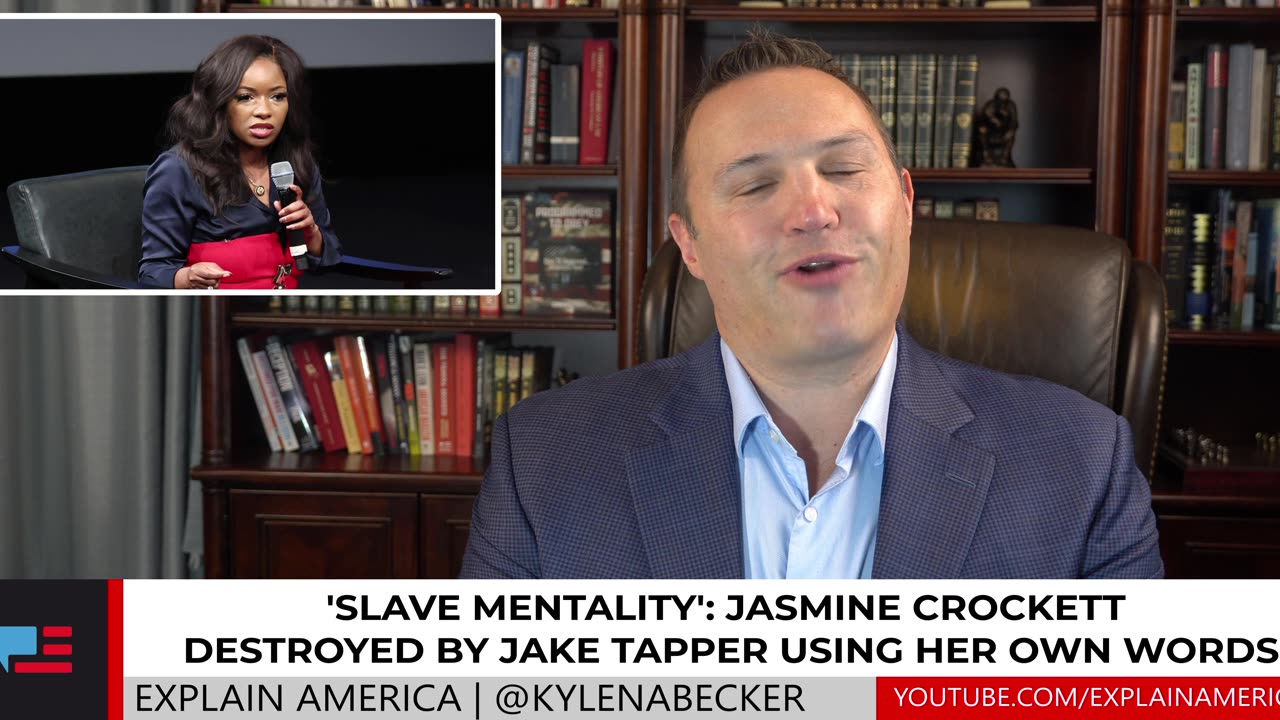 'Slave Mentality': Jasmine Crockett DESTROYED by Jake Tapper Using Her Own Words