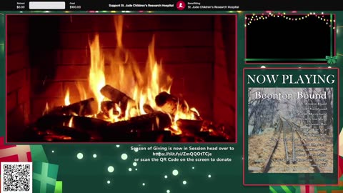 Yule Log (Holiday & Easy Listening Music) - St. Jude Fundraiser