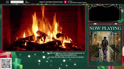 Yule Log (Holiday & Easy Listening Music) - St. Jude Fundraiser
