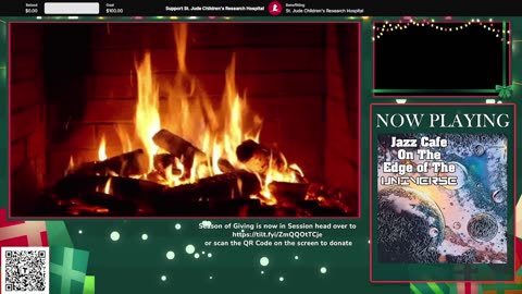 Yule Log (Holiday & Easy Listening Music) - St. Jude Fundraiser