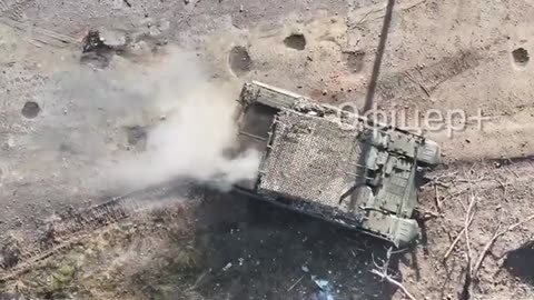 BMPT Terminator: Russian tank defender burns in Ukraine