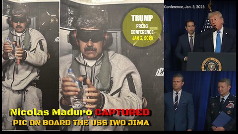 President Trump Press Conference: Nicolás Maduro and Wife Cilia Flores CAPTURED Venezuela 1-3-26