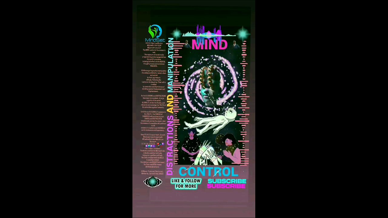 ▪︎MIND CONTROL/DISTRACTIONS AND MANIPULATION▪︎