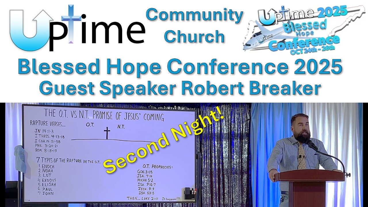 The Old Testament vs New Testament Promise of Jesus’ Coming UPTIME COMMUNITY CONFERENCE 2025 NIGHT 2