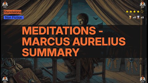 Meditations - Marcus Aurelius Summary