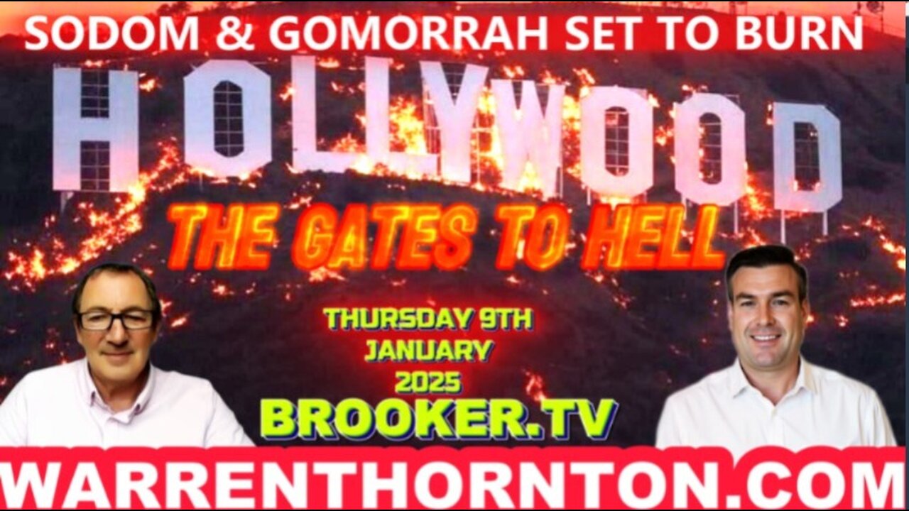 SODOM & GOMORRAH SET TO BURN , THE GATES TO HELL WITH WARREN THORNTON & PAUL BROOKER