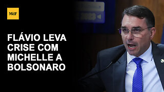 Flávio leva crise com Michelle a Bolsonaro na PF: ‘Não vai se repetir’