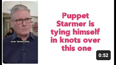 Puppet Starmer is tying himself in knots over this one