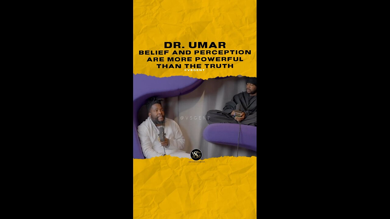 @drumarjohnson Belief and perception are more powerful than the truth