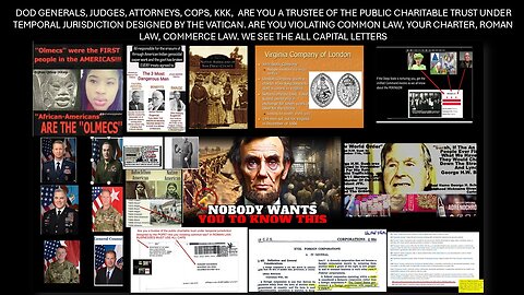 WHY DID DOD AND THE VATICAN PUT THE MOORS IN A TRUST AND CALL THEM INDIANS