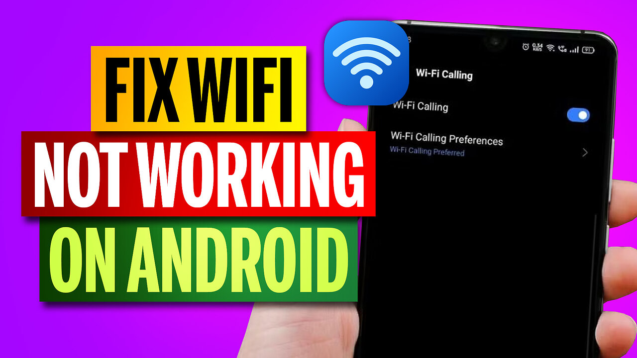 FIX WiFi Not Turning On Problem in 5 Minutes on Android!